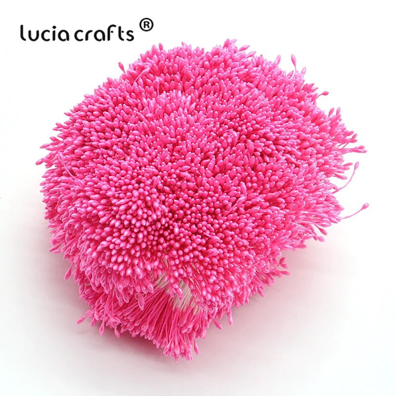 576 gab 1mm mākslīgo ziedu putekšņlapa pērle dubultgalva DIY kūkas dekorēšanai ziedu vainagi materiāli C1301