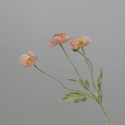 Visokokvalitetni prekrasni umjetni svileni cvjetovi maka Lažni cvijet za kućne svadbene salone Luksuzna dekoracija Besplatna dostava