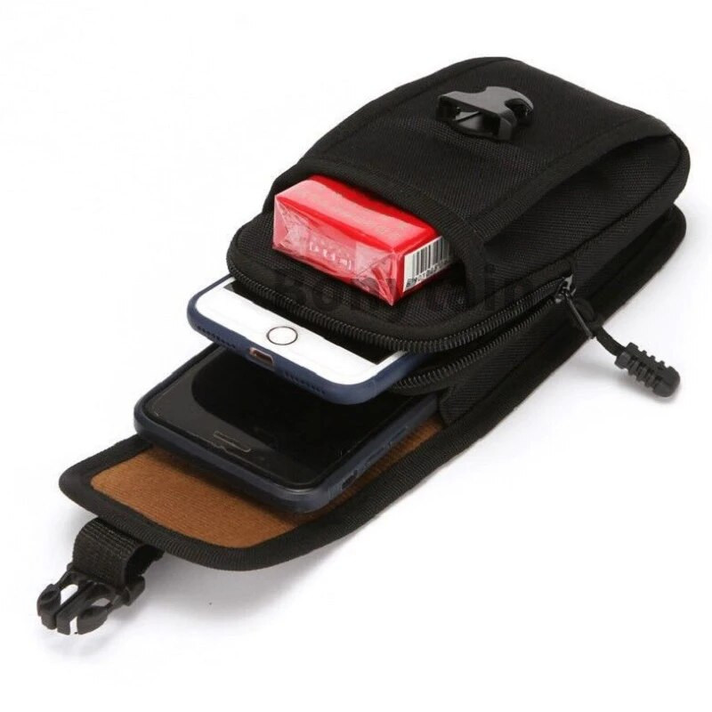 EDC Molle torba torbica dvoslojna vanjska vodootporna vojna torbica oko struka muška torbica za telefon kampiranje lov taktička torba oko struka