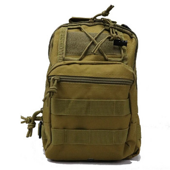 Тактическа чанта за гърди Лов пакет Калъф за пистолет Калъф Molle Чанта Спорт на открито Чанта за през рамо през рамо Туризъм Къмпинг Колоездене Раница