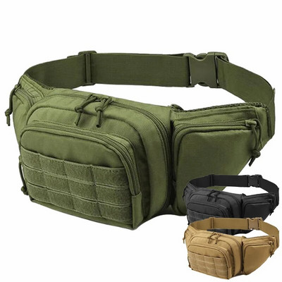 Tactical Gun Waist Holster Molle Pouch Waist Bag Multifunctional Outdoor Hiking Climbing Tool Pack Military Waist Bag Pack