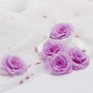 10PCS 8cm crna umjetna ružina cvjetna glava za vjenčanje Dekoracija automobila Poklon za Valentinovo DIY Ružin medvjed Lažni cvijet Flores