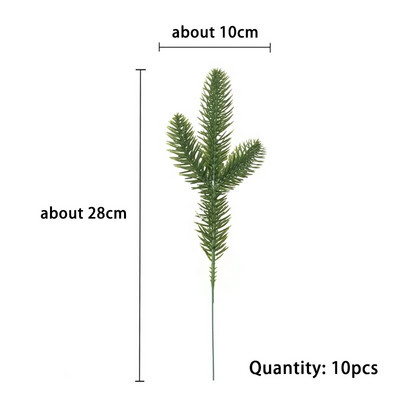 1 paket božićnih lažnih biljaka Borove grane za božićno drvce Ukrasi za božićno drvce Ukrasi za božićno drvce Dječji darovi