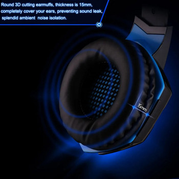 Kotion Every G2000 Stereo Headsets with 3,5mm Insert Microphone Gaming Heaphones for PC PS4 Laptop Xbox Mobile Notebook