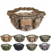 Vanjska naramenica Vojni ruksak Kampiranje Putovanja Planinarenje Trekking torba 7 boja Taktička torba oko struka Molle System Pouch Torba za pojas