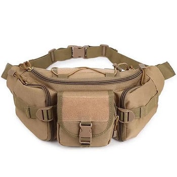 Външна военна раница през рамо Къмпинг Пътуване Туризъм Трекинг чанта 7 цвята Тактическа чанта за кръста Molle System Pouch Чанта за колан