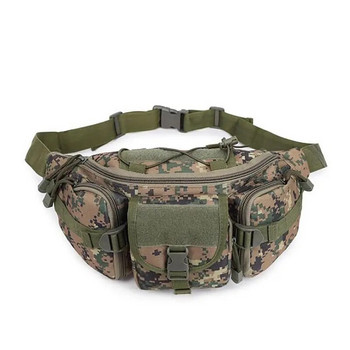 Στρατιωτική τσάντα πλάτης εξωτερικού χώρου ώμου Κάμπινγκ Ταξίδι για πεζοπορία Τσάντα πεζοπορίας 7 χρωμάτων Τακτική τσάντα μέσης Molle System Τσάντα ζώνης θήκης