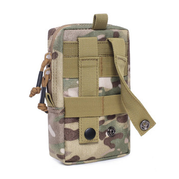 Molle Pouch Waist Pack Ζώνη για τσάντα κυνηγιού Μικρή τσέπη Στρατιωτική τσάντα μέσης για τρέξιμο ταξιδιωτικό κάμπινγκ υπαίθρια θήκη τηλεφώνου Θήκη
