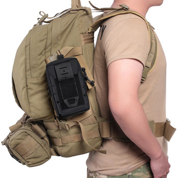 Molle Pouch Waist Pack Ловна чанта Колан Малък джоб Военна чанта за кръста Running Travel Camping Outdoor Pouch Калъф за телефон