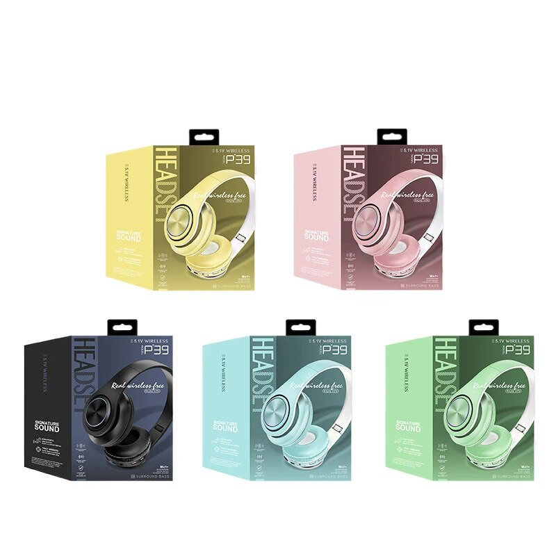 Nove bežične Bluetooth slušalice Glasovni poziv Stereo Sportske Računalne slušalice Igra Teški bas Slušalice Slušalice Podrška za Tf karticu