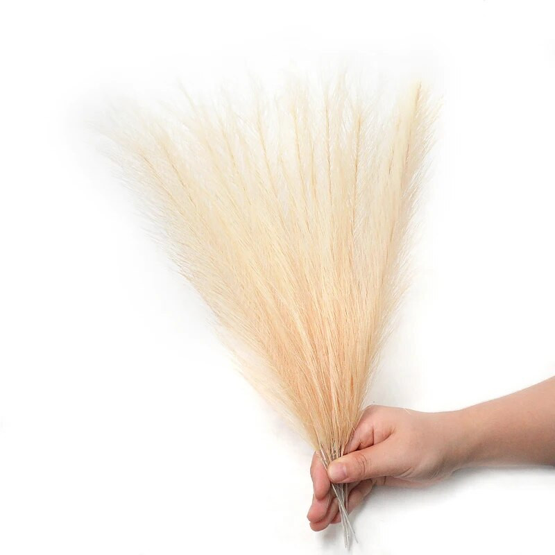 10db 42cm-es pampa fű szimuláció nádfű esküvői dekor Mesterséges pampa fű csokor hálószoba otthoni hamis virág nád Boho