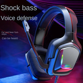 datorspēļu krāsainas gaismas PS4 e-sports PUBG austiņas