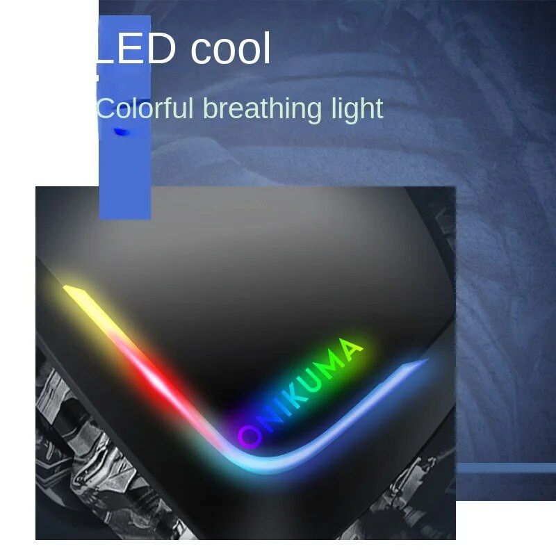 datorspēļu krāsainas gaismas PS4 e-sports PUBG austiņas