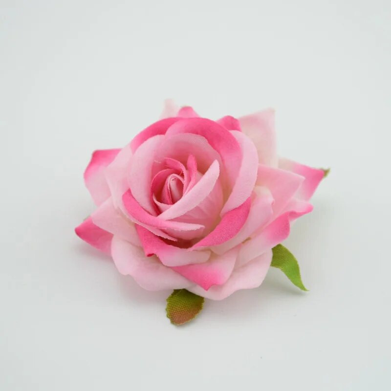 5/10 ΤΕΜ Τεχνητά λουλούδια 6cm Μεταξωτά τριαντάφυλλα Νυφικό Υλικό καρπού Διακόσμηση σπιτιού για αυτοκίνητο γάμου Διακοσμητικά Scrapbooking Craft Flores