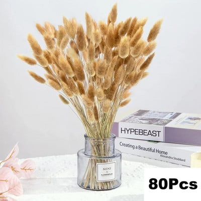 Pampas Grass Decor Boho Home Decor Buket Prirodno pahuljasto osušeno cvijeće za vjenčanje Cvjetni aranžmani Zid Seoska kuća Stol Dec