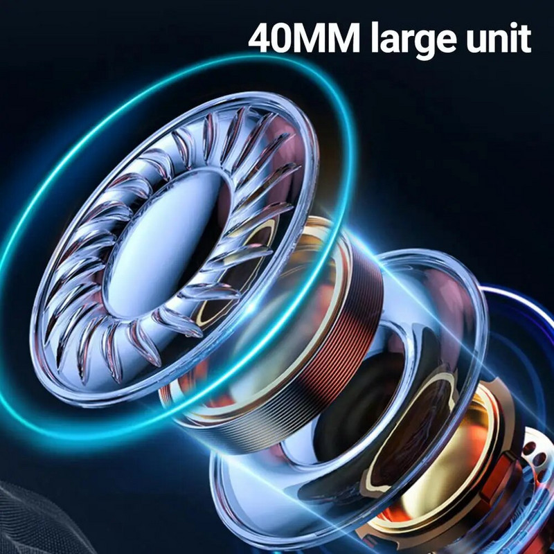 Udobne RGB Breathing Light kompatibilne Bluetooth 5.1 slušalice za igranje za računalo