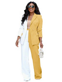 Σετ δύο τεμαχίων Γυναικείο σακάκι ανοιξιάτικο φθινόπωρο Κοστούμι γραφείου Γυναικείο μακρυμάνικο κοστούμι Top Fashion Σετ παντελόνι Casual Σετ Blazer