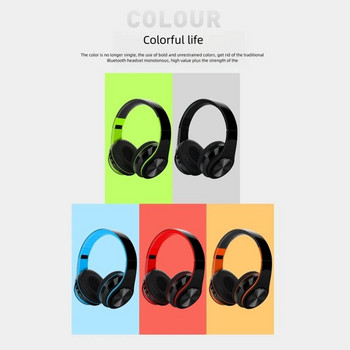 Ακουστικά Bluetooth5.0 Ασύρματο plug-in Κλήση Αναδιπλούμενο κινητό τηλέφωνο Υπολογιστής πέντε διαθέσιμα χρώματα