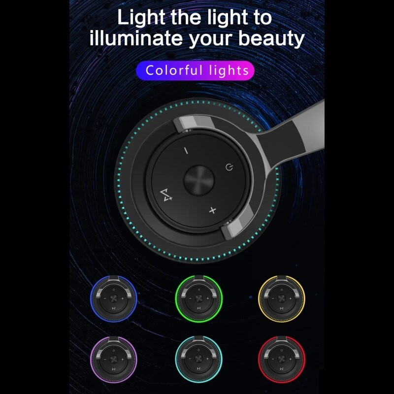 Fejhallgató Fejhallgató Vezeték nélküli Bluetooth összecsukható bőr fém dugós kártya Hívás Mobiltelefon Számítógép Univerzális Headset