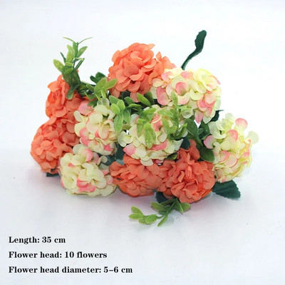 Geltona veislė rudens netikra arbata rožė bijūnas šilkinė gėlė rudens gerbera ramunė netikra gėlė plastikinė "pasidaryk pats" vestuvių namų aksesuarai