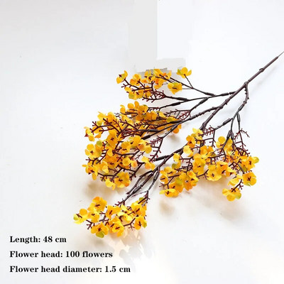 Geltona veislė rudens netikra arbata rožė bijūnas šilkinė gėlė rudens gerbera ramunė netikra gėlė plastikinė "pasidaryk pats" vestuvių namų aksesuarai