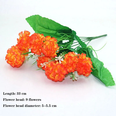 Geltona veislė rudens netikra arbata rožė bijūnas šilkinė gėlė rudens gerbera ramunė netikra gėlė plastikinė "pasidaryk pats" vestuvių namų aksesuarai