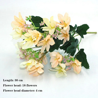 Geltona veislė rudens netikra arbata rožė bijūnas šilkinė gėlė rudens gerbera ramunė netikra gėlė plastikinė "pasidaryk pats" vestuvių namų aksesuarai