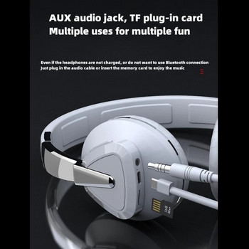 Ακουστικά Bluetooth 5.0 Ακουστικά Κινητό Τηλέφωνο Υπολογιστής Universal Dual-Core Power Speaker CVC HD Μικρόφωνο