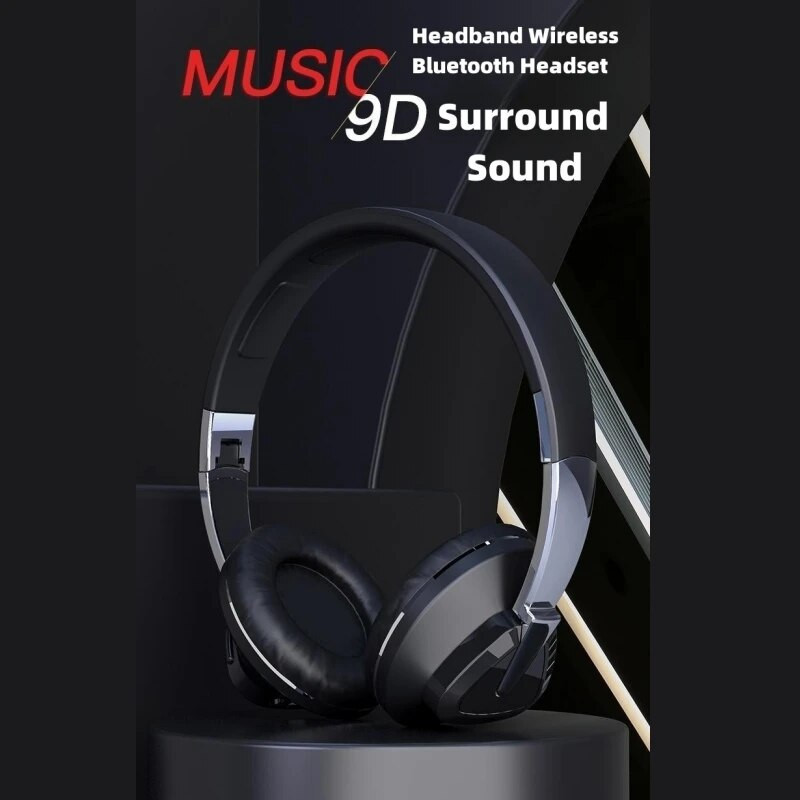 Peakomplekt Bluetooth 5.0 peakomplekt mobiiltelefon arvuti universaalne kahetuumaline toitekõlar CVC HD mikrofon