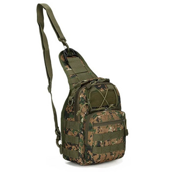 Тактическа военна чанта през рамо 800D Водоустойчива малка чанта за ракла Оксфорд Спортна раница на открито за лов, туризъм, къмпинг