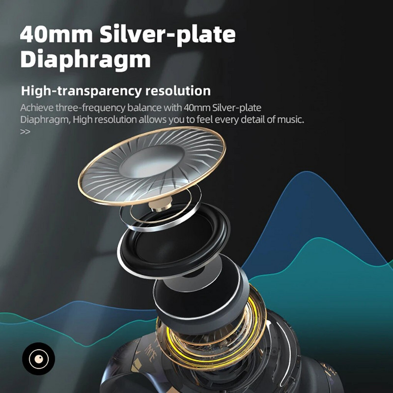 Bluetooth-ühilduv kõrvaklapid Mobiiltelefon Arvutimängu peakomplekt