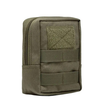 Molle Pouch Military Tactical Waist Bag EDC Molle Tool Zipper Waist Pack Phone Case Airsoft Durable Belt Pouch Ловна чанта