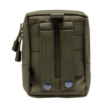 Molle Pouch Military Tactical Waist Bag EDC Molle Tool φερμουάρ Πακέτο μέσης Τηλεφωνική Θήκη Airsoft Ανθεκτική θήκη ζώνης Τσάντα κυνηγιού
