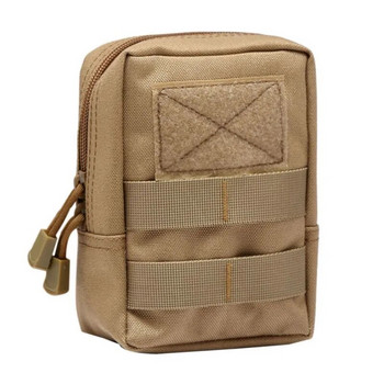 Molle Pouch Military Tactical Waist Bag EDC Molle Tool Zipper Waist Pack Phone Case Airsoft Durable Belt Pouch Ловна чанта