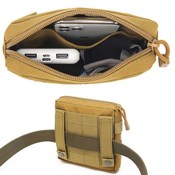 Outdoor Military Molle Utility EDC Tool Waist Pack Tactical Medical First Aid Pouch Phone Holder Калъф за ловна раница Жилетка