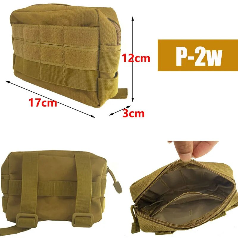 Vanjski vojni Molle Utility EDC alat Torbica oko struka Taktička medicinska torbica za prvu pomoć Torbica za držač telefona za lovački ruksak Prsluk