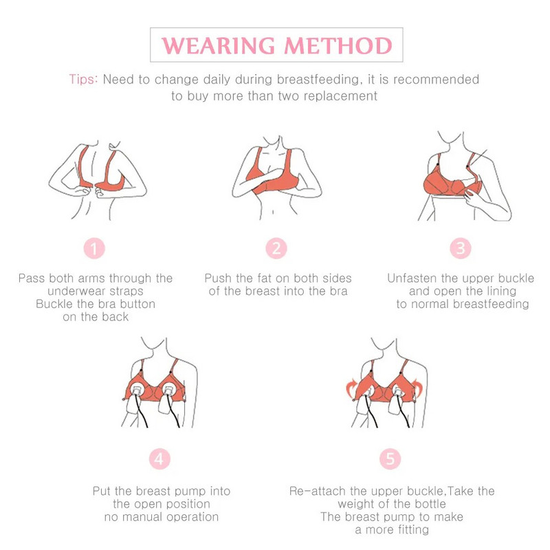 Grudnjak za dojenje Pumpa za grudi Poseban grudnjak za trudnice Odjeća za trudnice bez ruku Dodaci za dojenje Grudnjak za pumpanje može se nositi cijeli dan