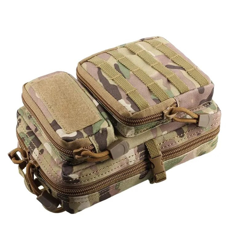 Višenamjenska taktička torbica Vojna Molle Hip Waist EDC torba Novčanik Torbica Držač telefona Torbe Kampiranje Planinarenje Lov Fanny Pack