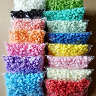 500PCS 3cm Mini PE Foam Rose Flower Head Τεχνητά λουλούδια τριαντάφυλλου Χειροποίητα DIY Διακόσμηση Σπίτι Γάμου Εορταστικά & Είδη πάρτι