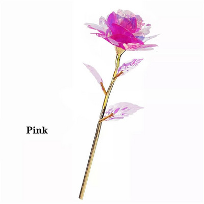 Dekoracije za vjenčanje Šarene ruže presvučene folijom Dekoracije za Majčin dan i Valentinovo Pokloni Plastično umjetno cvijeće