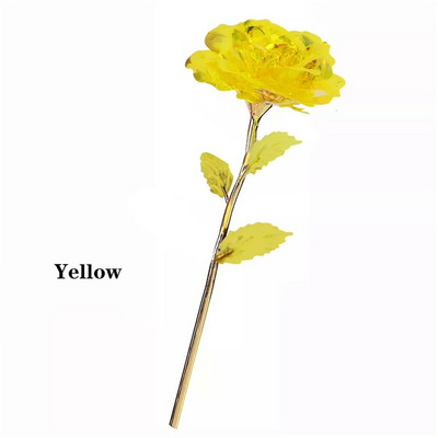 Dekoracije za vjenčanje Šarene ruže presvučene folijom Dekoracije za Majčin dan i Valentinovo Pokloni Plastično umjetno cvijeće