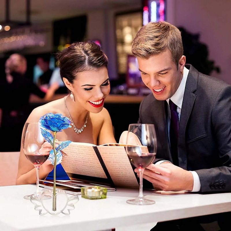 Dekoracije za vjenčanje Šarene ruže presvučene folijom Dekoracije za Majčin dan i Valentinovo Pokloni Plastično umjetno cvijeće