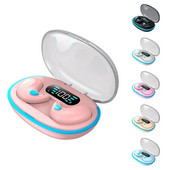 X55 vezeték nélküli fülhallgató, füldugós fülhallgató tápellátás kijelzővel, töltőtokkal Fülhallgató okostelefonhoz, számítógépes laptophoz