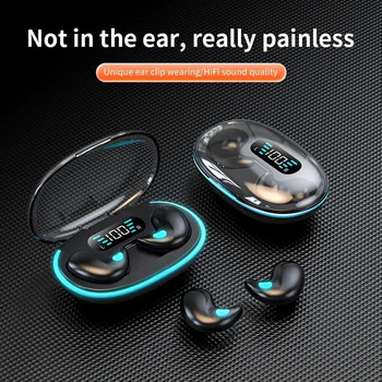 X55 Ασύρματα ακουστικά στο αυτί Ακουστικά με θήκη φόρτισης οθόνης για έξυπνο τηλέφωνο Φορητός υπολογιστής