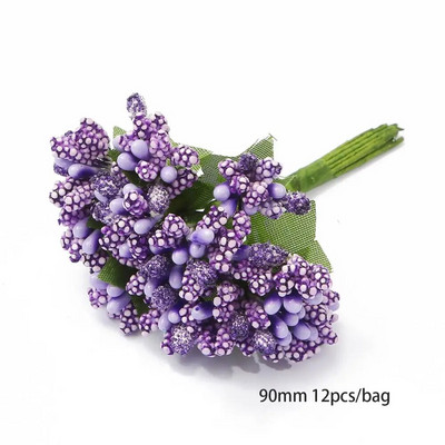 6-90 tk lilla hübriid kunstlillede kirsi tolmumarjade kimp meisterdamise kook jõulude pulmakaunistused käsitööpärja tarvikud