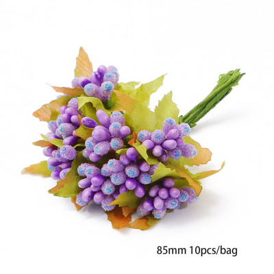 6-90 tk lilla hübriid kunstlillede kirsi tolmumarjade kimp meisterdamise kook jõulude pulmakaunistused käsitööpärja tarvikud