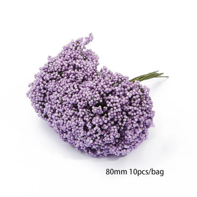 6-90 tk lilla hübriid kunstlillede kirsi tolmumarjade kimp meisterdamise kook jõulude pulmakaunistused käsitööpärja tarvikud