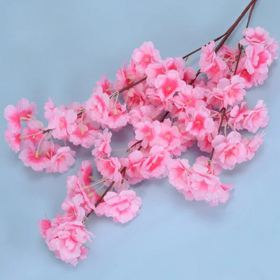 Umjetna grana trešnjinog cvijeta od 100 cm Dekoracija luka za vjenčanje Šifrirani ukrasi za dom s cvijetom trešnjinog cvijeta