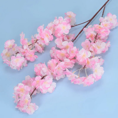 Umjetna grana trešnjinog cvijeta od 100 cm Dekoracija luka za vjenčanje Šifrirani ukrasi za dom s cvijetom trešnjinog cvijeta