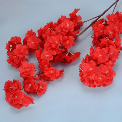 Umjetna grana trešnjinog cvijeta od 100 cm Dekoracija luka za vjenčanje Šifrirani ukrasi za dom s cvijetom trešnjinog cvijeta